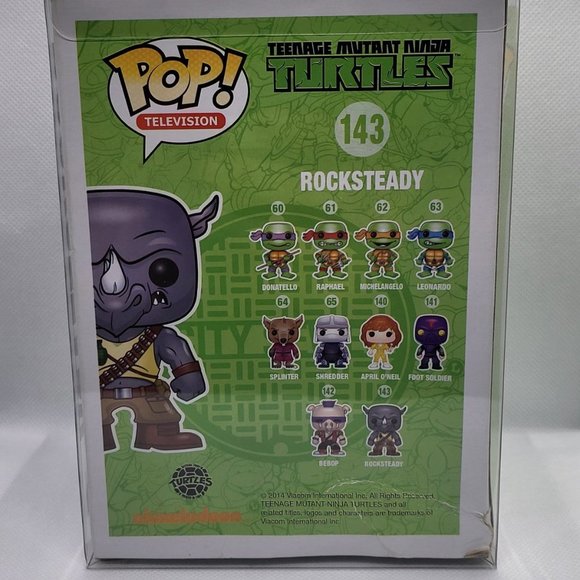 Teenage Mutant Ninja Turtles Rocksteady Funko Pop - Picture 3 of 12